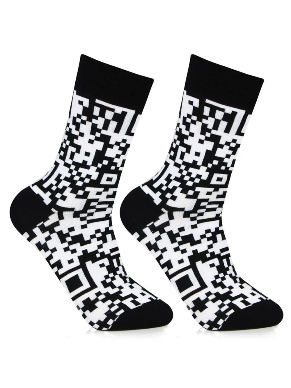 Premium Scan Me Crew Socks for Men.